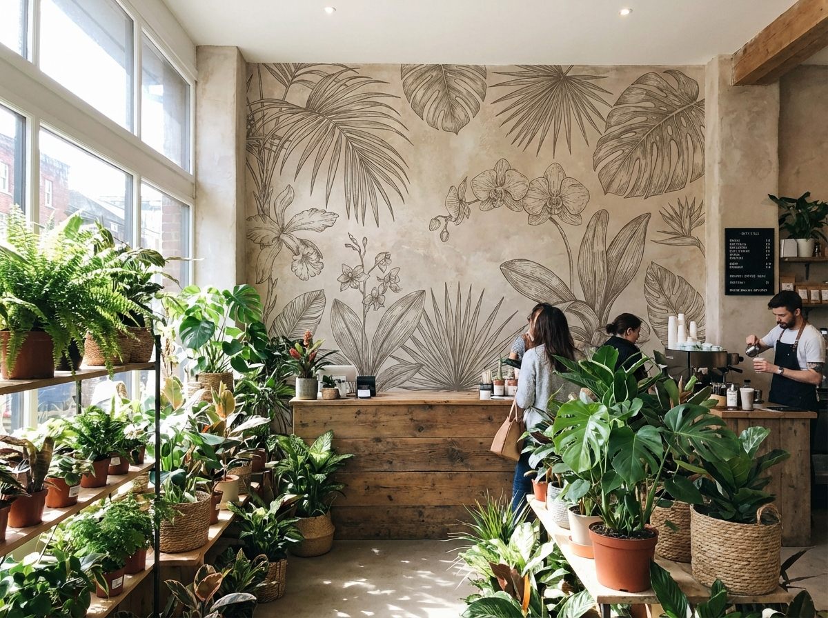 Retail wall print